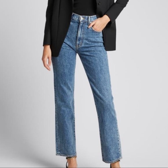 SLVRLAKE Denim - SLVRLAKE London High Rise Straight Leg Jean 26